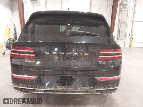 2025 Genesis GV80 Standard with VIN KMUHFESB2SU258557, listed as a IAAI auction lot 42116138 with 1,474 mi miles and . Bid and sale history available at DreamBid. Image 16.
