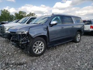 2021 Chevrolet Suburban Premier with VIN 1GNSKFKD2MR335727, listed as a Copart auction lot 65426373 with 0 mi miles and Clean Title. Bid and sale history available at carsss.com. Image 1.
