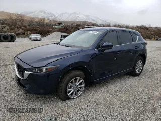 2024 Mazda CX-5 2.5 S Carbon Edition with VIN JM3KFBCL3R0412748, listed as a Copart auction lot 43615055 with 11,406 mi miles and Salvage Title. Bid and sale history available at carsss.com. Image 1.