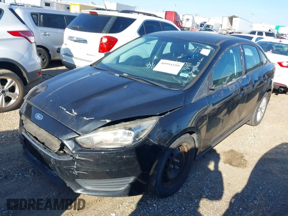 2015 Ford Focus SE with VIN 1FADP3F25FL384068, listed as a IAAI auction lot 40994199 with 1 mi miles. Bid and sale history available at carsss.com. Image 2.