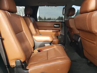 2017 Toyota Sequoia Platinum with VIN 5TDDY5G14HS148117, listed as a Copart auction lot 41897185 with 146,637 mi miles and Salvage Title. Bid and sale history available at carsss.com. Image 11.
