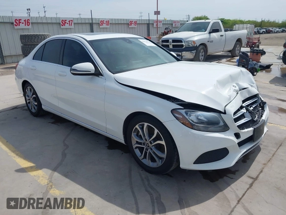 2018 Mercedes-Benz C 300 with VIN 55SWF4JB3JU238202, listed as a IAAI auction lot 41870218 with 83,797 mi miles and . Bid and sale history available at carsss.com. Image 1.