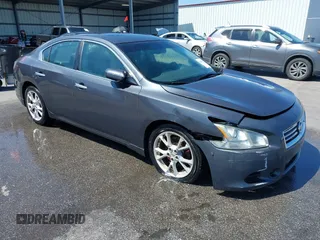 2012 Nissan Maxima SV with VIN 1N4AA5AP1CC833745, listed as a IAAI auction lot 42306367 with 124,015 mi miles and . Bid and sale history available at DreamBid. Image 1.