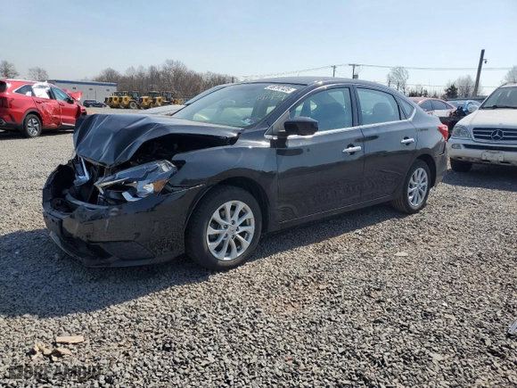 2019 Nissan Sentra S with VIN 3N1AB7AP1KY441439, listed as a Copart auction lot 48797425 with 37,348 mi miles and Salvage Title. Bid and sale history available at carsss.com. Image 1.