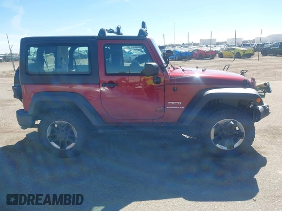 2013 Jeep Wrangler Sport with VIN 1C4AJWAG3DL608342, listed as a IAAI auction lot 41858662 with 118,504 mi miles and . Bid and sale history available at DreamBid. Image 13.