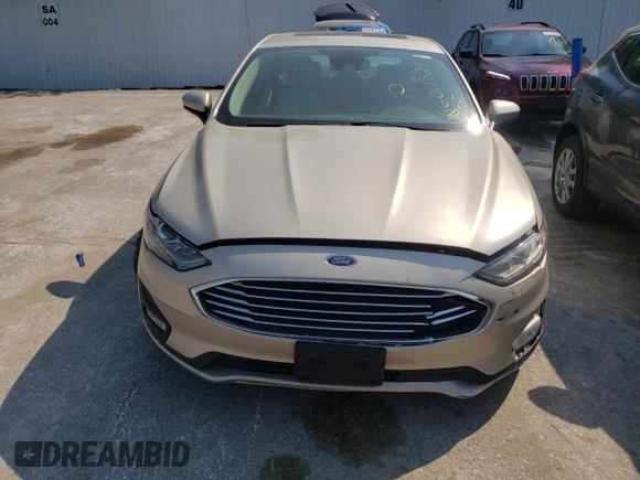 2019 Ford Fusion SE with VIN 3FA6P0HD3KR172819, listed as a Copart auction lot 66011524 with 57,895 mi miles and Salvage Title. Bid and sale history available at carsss.com. Image 5.