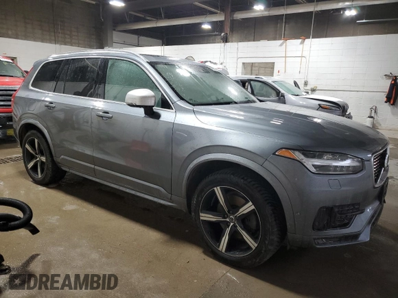 2019 Volvo XC90 R-Design with VIN YV4A22PM4K1490312, listed as a Copart auction lot 43811195 with 38,303 mi miles and Salvage Title. Bid and sale history available at carsss.com. Image 4.