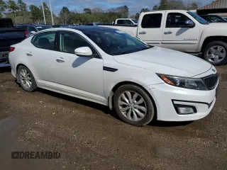 2015 Kia Optima EX with VIN 5XXGN4A75FG470258, listed as a Copart auction lot 46503835 with 113,489 mi miles and Salvage Title. Bid and sale history available at DreamBid. Image 4.