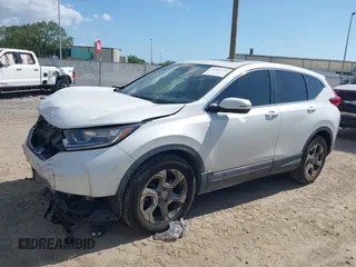 2019 Honda CR-V EX with VIN 5J6RW1H5XKL008095, listed as a IAAI auction lot 41947757 with 66,752 mi miles and . Bid and sale history available at DreamBid. Image 2.