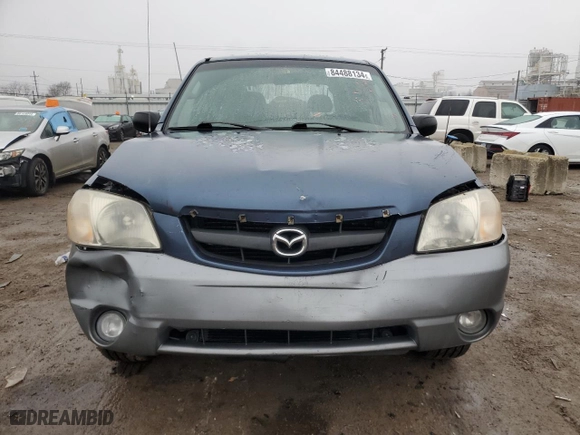 2001 Mazda Tribute LX with VIN 4F2YU09101KM22133, listed as a Copart auction lot 84488134 with 212,157 mi miles and Salvage Title. Bid and sale history available at carsss.com. Image 5.