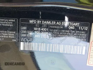 2013 Mercedes-Benz SLK-Class SLK 250 with VIN WDDPK4HA5DF059891, listed as a IAAI auction lot 42015777 with 79,255 mi miles. Bid and sale history available at carsss.com. Image 9.