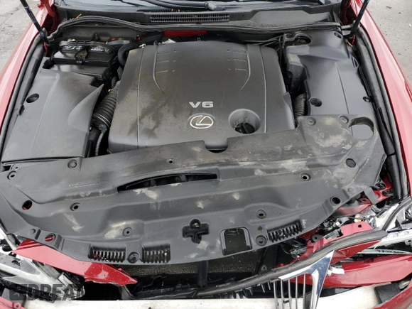 2012 Lexus IS 250 with VIN JTHCF5C21C5057870, listed as a Copart auction lot 54561375 with 102,727 mi miles and Salvage Title. Bid and sale history available at DreamBid. Image 11.