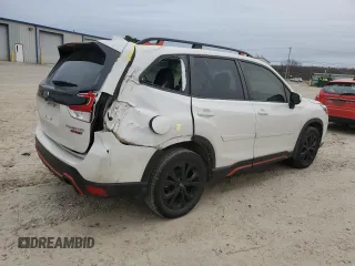 2023 Subaru Forester Sport with VIN JF2SKAJC1PH405122, listed as a Copart auction lot 44442615 with 89,717 mi miles and Salvage Title. Bid and sale history available at carsss.com. Image 3.