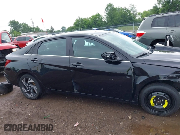 2024 Hyundai Elantra SEL with VIN KMHLS4DG0RU643875, listed as a IAAI auction lot 42496674 with 74,487 mi miles and . Bid and sale history available at DreamBid. Image 14.