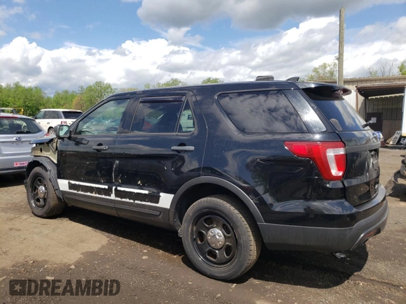 2017 Ford Police Interceptor Utility z VIN 1FM5K8AR1HGD14055, wystawiony jako Copart lot #55634075 z przebiegiem Nie podano mil oraz Szkoda całkowita • Salvage title. Historia ofert i sprzedaży dostępna na DreamBid. Obrazek 2.