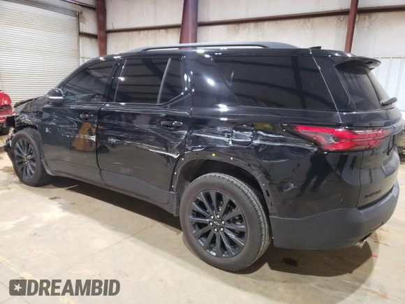 2023 Chevrolet Traverse RS with VIN 1GNERJKWXPJ231213, listed as a Copart auction lot 45765945 with 57,448 mi miles and Salvage Title. Bid and sale history available at carsss.com. Image 2.