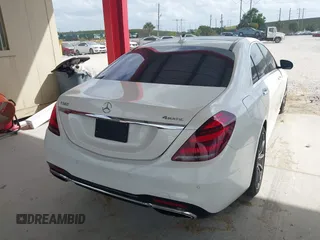 2018 Mercedes-Benz S 560 with VIN WDDUG8GB3JA380620, listed as a IAAI auction lot 41722426 with 94,007 mi miles and . Bid and sale history available at carsss.com. Image 4.