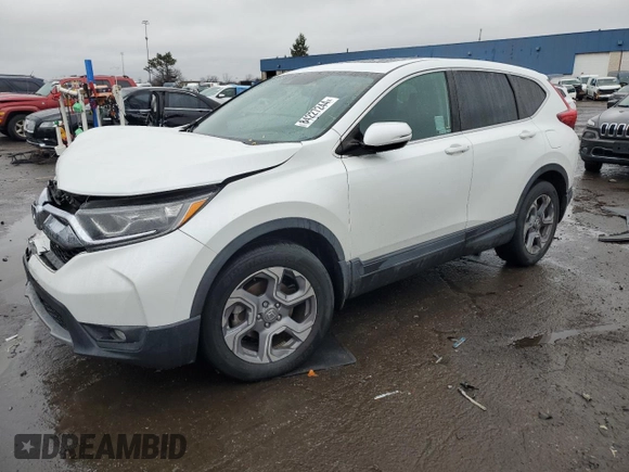 2019 Honda CR-V EX with VIN 7FARW1H54KE033622, listed as a Copart auction lot 84227244 with 36,776 mi miles and Salvage Title. Bid and sale history available at carsss.com. Image 1.
