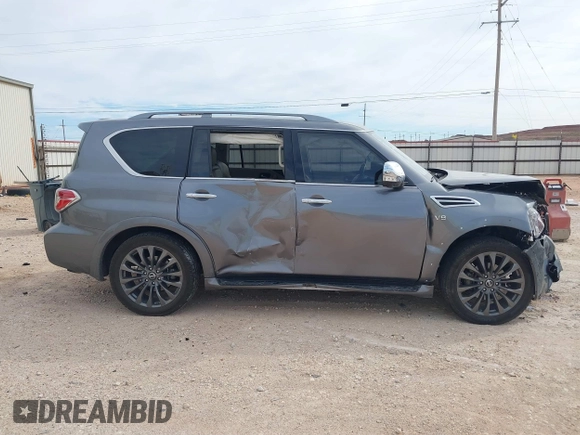 2020 Nissan Armada SL with VIN JN8AY2ND0L9106084, listed as a IAAI auction lot 41781320 with 72,131 mi miles. Bid and sale history available at carsss.com. Image 14.