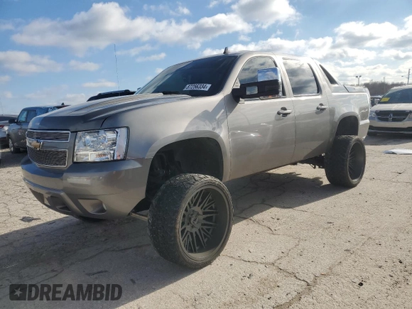 2007 Chevrolet Avalanche LTZ with VIN 3GNFK12387G161730, listed as a Copart auction lot 87256334 with 173,359 mi miles and Clean Title. Bid and sale history available at carsss.com. Image 1.