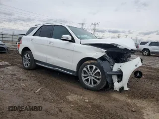2018 Mercedes-Benz GLE 350 with VIN 4JGDA5HB2JB076077, listed as a Copart auction lot 51544465 with 49,969 mi miles and Salvage Title. Bid and sale history available at DreamBid. Image 4.
