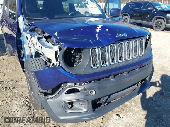 2018 Jeep Renegade Latitude with VIN ZACCJABB4JPJ03414, listed as a IAAI auction lot 41802992 with 83,160 mi miles and . Bid and sale history available at DreamBid. Image 6.