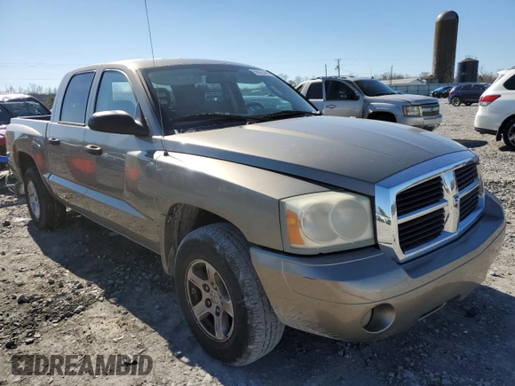 2007 Dodge Dakota SLT with VIN 1D7HE48K97S199376, listed as a Copart auction lot 88973885 with 192,774 mi miles and Salvage Title. Bid and sale history available at DreamBid. Image 4.