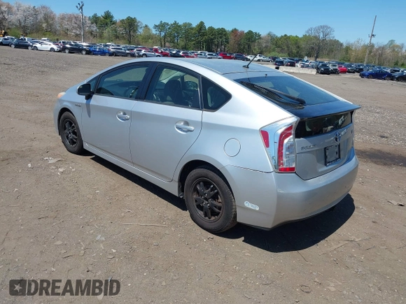 2013 Toyota Prius One with VIN JTDKN3DU4D5665193, listed as a IAAI auction lot 42137373 with 196,469 mi miles. Bid and sale history available at carsss.com. Image 3.