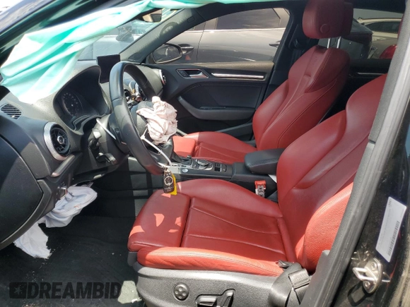 2020 Audi A3 with VIN WAUCUGFF4LA097155, listed as a Copart auction lot 56117554 with 74,100 mi miles and Salvage title. Bid and sale history available at DreamBid. Image 7.
