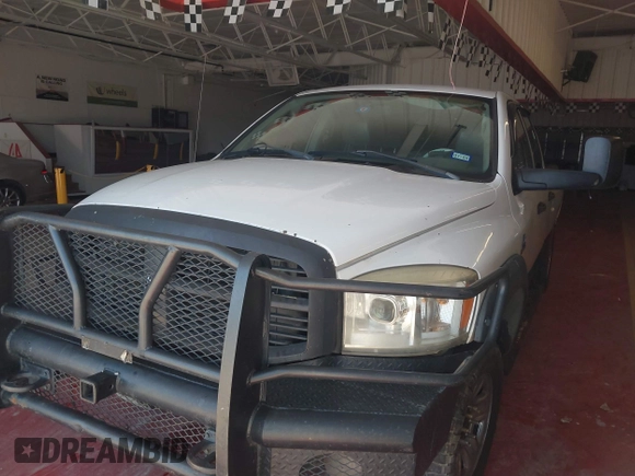 2007 Dodge Ram 2500 SLT with VIN 3D7KS28C57G748610, listed as a IAAI auction lot 41703423 with 1 mi miles. Bid and sale history available at carsss.com. Image 6.