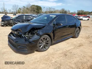 2025 Toyota Corolla SE with VIN 5YFS4MCEXSP225983, listed as a Copart auction lot 46358765 with 907 mi miles and Salvage Title. Bid and sale history available at carsss.com. Image 1.