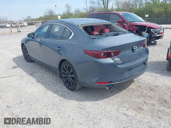 2024 Mazda 3 S Carbon Edition with VIN 3MZBPBCM3RM416565, listed as a IAAI auction lot 42047841 with 11,074 mi miles and . Bid and sale history available at DreamBid. Image 3.