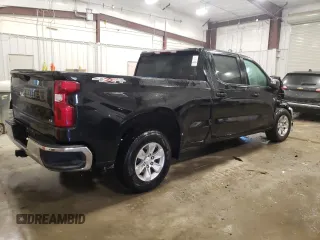 2023 Chevrolet Silverado 1500 LT with VIN 1GCUDDEDXPZ322787, listed as a Copart auction lot 42681305 with 40,075 mi miles and Salvage Title. Bid and sale history available at carsss.com. Image 3.