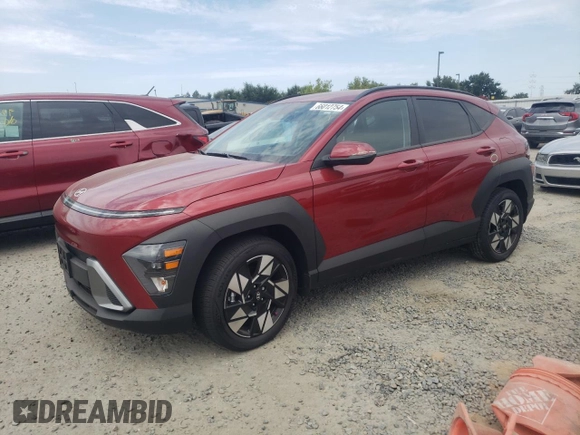 2024 Hyundai Kona SEL with VIN KM8HB3AB2RU136128, listed as a Copart auction lot 66012754 with Not Provided miles and Salvage Title. Bid and sale history available at DreamBid. Image 1.