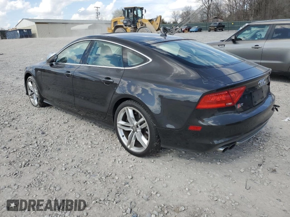 2013 Audi S7 with VIN WAUW2BFC1DN153798, listed as a Copart auction lot 49264295 with 81,579 mi miles and Salvage Title. Bid and sale history available at carsss.com. Image 2.