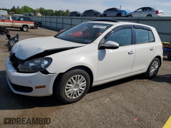2012 Volkswagen Golf w/Conv with VIN WVWDB7AJ7CW113375, listed as a Copart auction lot 55052295 with 133,714 mi miles and Salvage title. Bid and sale history available at DreamBid. Image 1.