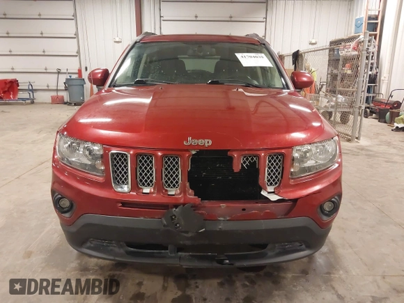 2016 Jeep Compass High Altitude Edition with VIN 1C4NJDEB8GD778764, listed as a IAAI auction lot 41704039 with 110,287 mi miles. Bid and sale history available at carsss.com. Image 12.