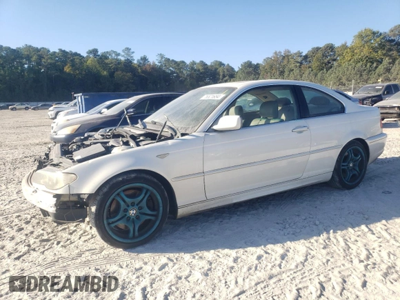2004 BMW 3 Series 330Ci with VIN WBABD53444PL10106, listed as a Copart auction lot 76521654 with 229,852 mi miles and Salvage Title. Bid and sale history available at carsss.com. Image 1.