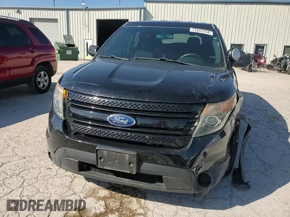 2015 Ford Utility Police Interceptor with VIN 1FM5K8AR1FGC51620, listed as a Copart auction lot 72842244 with 110,134 mi miles and Salvage Title. Bid and sale history available at carsss.com. Image 11.