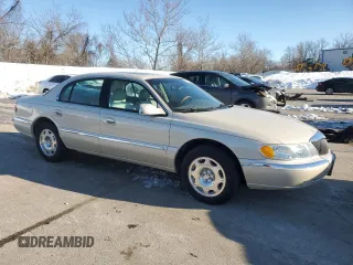 2002 Lincoln Continental with VIN 1LNHM97V92Y693261, listed as a Copart auction lot 88350795 with 100,809 mi miles and Clean Title. Bid and sale history available at carsss.com. Image 4.