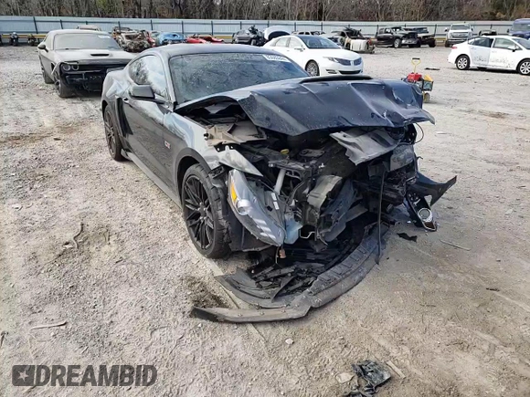 2017 Ford Mustang V6 with VIN 1FA6P8AM4H5279768, listed as a Copart auction lot 44333705 with 53,255 mi miles and Salvage Title. Bid and sale history available at carsss.com. Image 10.