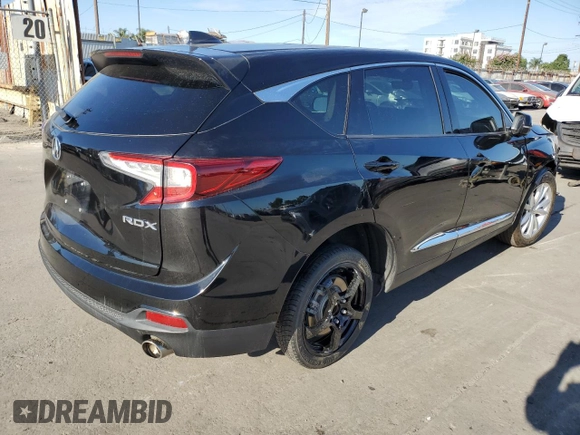 2021 Acura RDX with VIN 5J8TC1H34ML002641, listed as a Copart auction lot 64224785 with 92,337 mi miles and Salvage title. Bid and sale history available at DreamBid. Image 3.