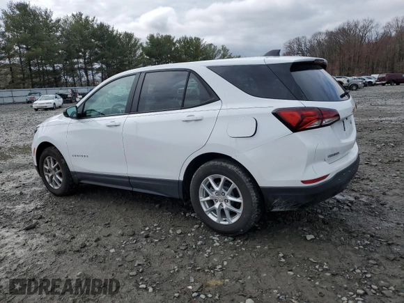 2024 Chevrolet Equinox LS with VIN 3GNAXHEG7RL323456, listed as a Copart auction lot 49086095 with 8,591 mi miles and Salvage title. Bid and sale history available at DreamBid. Image 2.