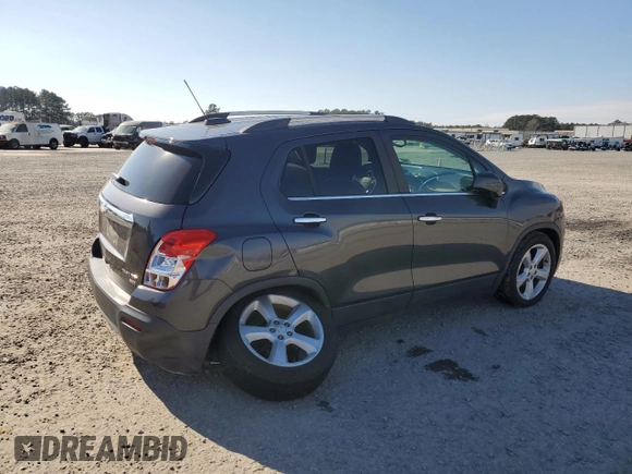 2016 Chevrolet Trax LTZ with VIN 3GNCJRSB2GL257355, listed as a Copart auction lot 89156525 with 81,010 mi miles and Salvage Title. Bid and sale history available at carsss.com. Image 3.