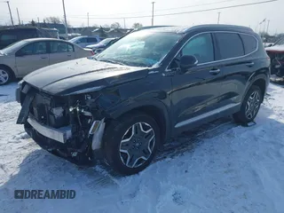 2023 Hyundai Santa Fe Hybrid Limited with VIN 5NMS5DA17PH018515, listed as a IAAI auction lot 41338696 with 44,843 mi miles. Bid and sale history available at carsss.com. Image 2.
