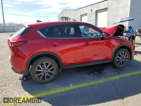 2017 Mazda CX-5 Grand Touring with VIN JM3KFBDL4H0220803, listed as a Copart auction lot 50537875 with 75,091 mi miles and Salvage Title. Bid and sale history available at carsss.com. Image 3.