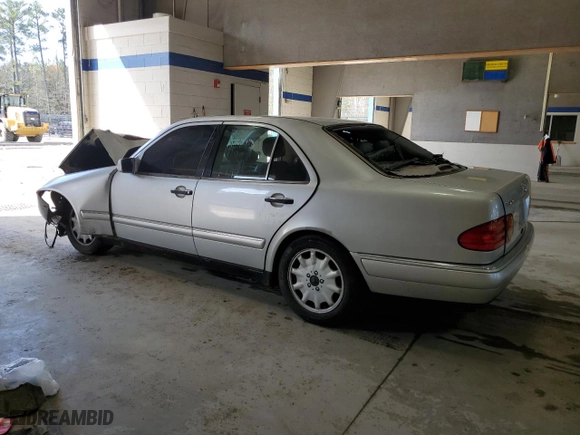 1999 Mercedes-Benz E-Class with VIN WDBJF65HXXA837426, listed as a Copart auction lot 51084325 with 0 mi miles and Salvage Title. Bid and sale history available at carsss.com. Image 2.