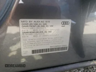 2015 Audi Q5 Premium Plus with VIN WA1LFAFP6FA125426, listed as a Copart auction lot 53004515 with 182,482 mi miles and Clean title. Bid and sale history available at DreamBid. Image 13.