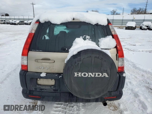 2005 Honda CR-V EX with VIN JHLRD78875C011360, listed as a Copart auction lot 45798665 with 243,679 mi miles and Salvage Title. Bid and sale history available at DreamBid. Image 6.