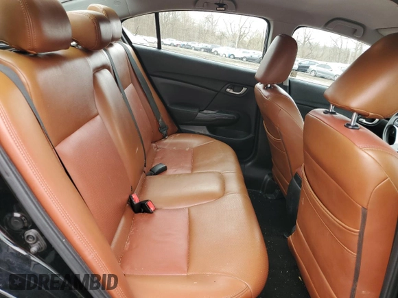 2014 Honda Civic Sedan LX with VIN 2HGFB2F57EH514919, listed as a Copart auction lot 52821645 with 179,571 mi miles and Salvage Title. Bid and sale history available at carsss.com. Image 10.